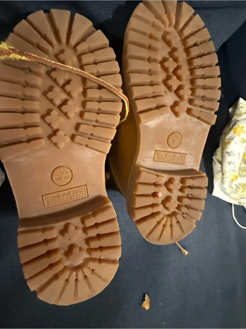 Timberland Wheat/Tan Kids Lace-Up Work Boots